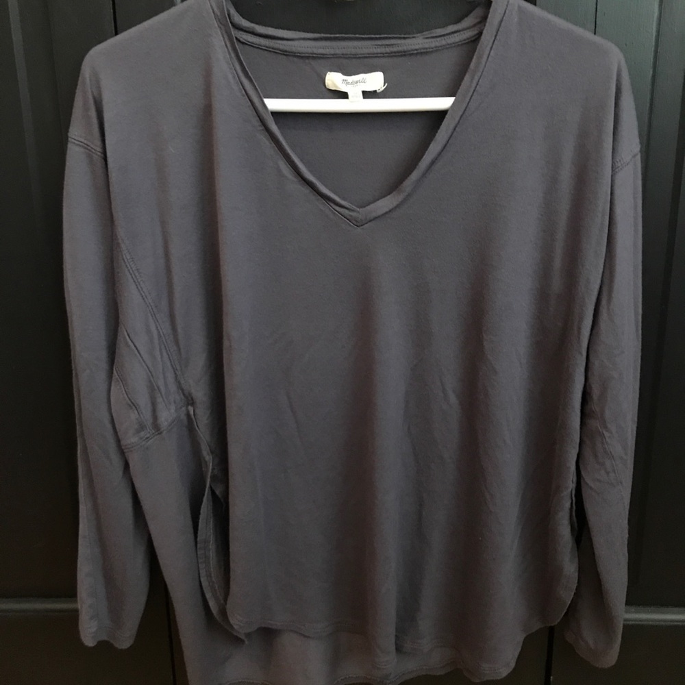 Slate grey long sleeve T-shirt Madewell